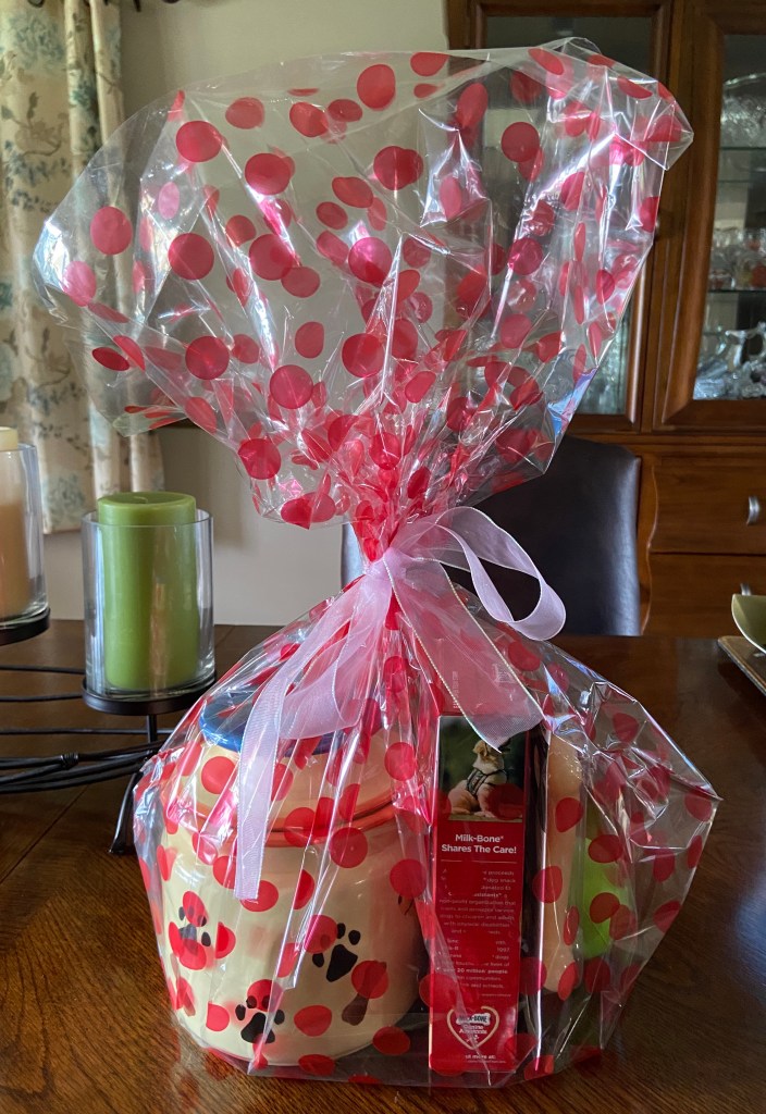 Dog welcome home gift